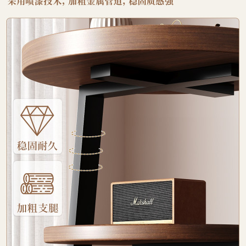 沙發邊幾茶幾客廳家用小戶型2024新款圓形邊桌置物架角幾床頭桌子 沙發邊幾茶幾客廳家用小戶型2024新款圓形邊桌置物架角幾床頭桌子