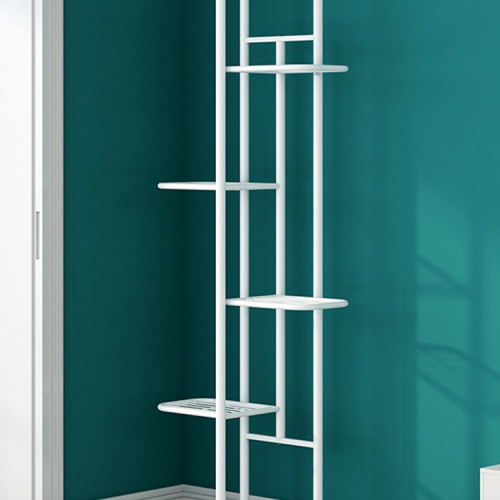 花架子客廳落地式多層鐵藝花盆架新款室內綠蘿陽台植物擺放置物架 花架子客廳落地式多層鐵藝花盆架新款室內綠蘿陽台植物擺放置物架