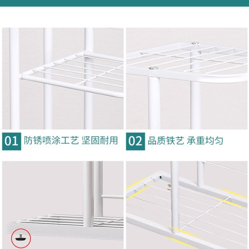 花架子客廳落地式多層鐵藝花盆架新款室內綠蘿陽台植物擺放置物架 花架子客廳落地式多層鐵藝花盆架新款室內綠蘿陽台植物擺放置物架