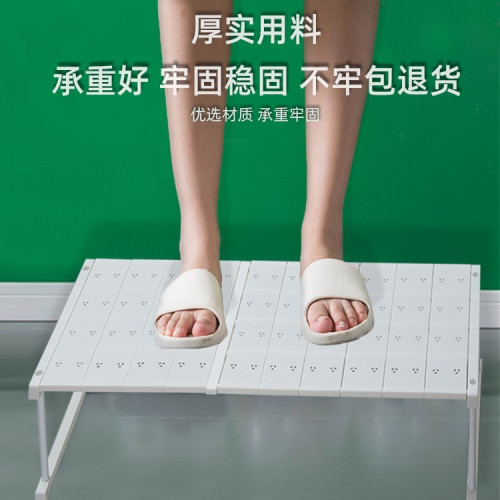 衣櫃分層隔板收納板櫃子櫥櫃廚櫃內衣櫥房整理分層伸縮置物架 衣櫃分層隔板收納板櫃子櫥櫃廚櫃內衣櫥房整理分層伸縮置物架