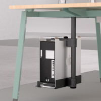 懸掛主機托架桌上型電腦主機吊架機箱懸空壁掛支架辦公桌下電腦掛架