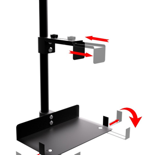 懸掛主機托架桌上型電腦主機吊架機箱懸空壁掛支架辦公桌下電腦掛架 懸掛主機托架桌上型電腦主機吊架機箱懸空壁掛支架辦公桌下電腦掛架