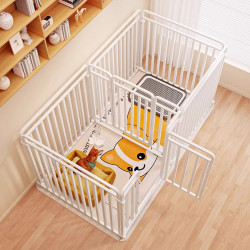 狗狗室內大型犬狗籠寵物圍欄中小型犬金毛邊牧柯基用柵欄狗窩厠所