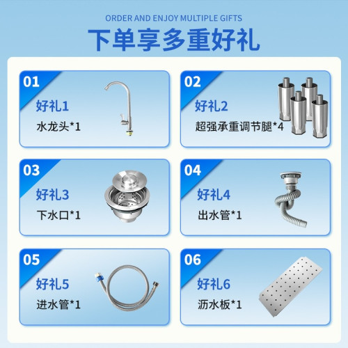 不鏽鋼果切工作台水果店切洗一體收銀操作台水池水槽菜盆304 不鏽鋼果切工作台水果店切洗一體收銀操作台水池水槽菜盆304
