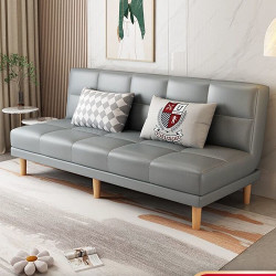 三防貓抓皮沙發可折曡兩用出租房客廳店鋪小戶型網紅款沙發床