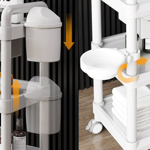 美容推車美容院移動手推置物架整形護理儀器工具車小推車 美容推車美容院移動手推置物架整形護理儀器工具車小推車