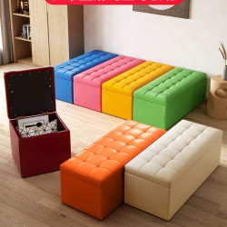 服裝店沙發凳長凳儲物試衣間凳子休息凳鞋店換鞋凳長條腳凳小沙發