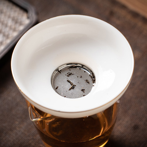 萬匠德化羊脂玉白瓷茶漏套組茶水分離過濾器家用功夫茶具配件茶隔 萬匠德化羊脂玉白瓷茶漏套組茶水分離過濾器家用功夫茶具配件茶隔