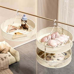 晾衣網曬襪子家用曬衣籃羊絨衫平鋪毛衣晾曬網兜涼襪子晾曬架