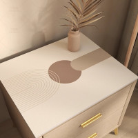 2025新款臥室床頭櫃蓋布墊子台面保護墊輕奢感桌面防水桌布