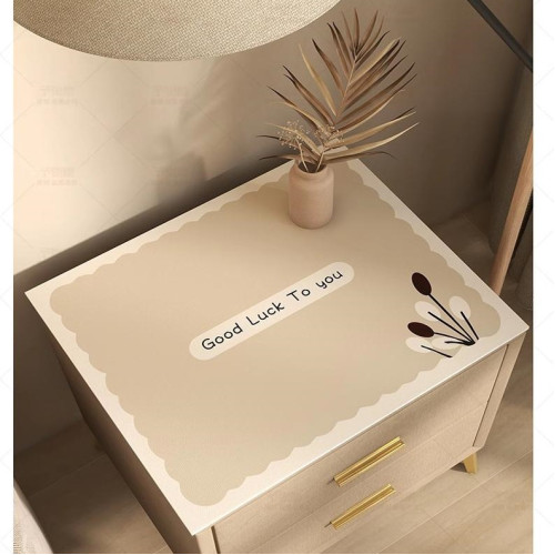 2025新款臥室床頭櫃蓋布墊子台面保護墊輕奢感桌面防水桌布 2025新款臥室床頭櫃蓋布墊子台面保護墊輕奢感桌面防水桌布