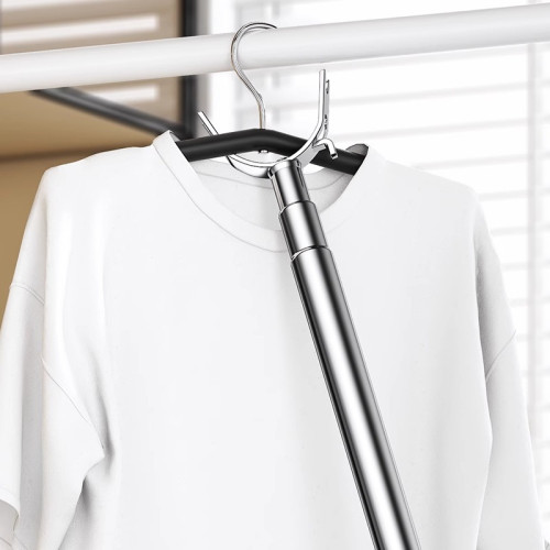 不鏽鋼撐衣桿晾衣桿家用伸縮一根叉丫撐桿涼取衣架桿子宿舍衣叉無 不鏽鋼撐衣桿晾衣桿家用伸縮一根叉丫撐桿涼取衣架桿子宿舍衣叉無
