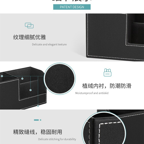 筆筒辦公室桌面收納盒輕奢感會議室創意學生辦公桌置物架定 筆筒辦公室桌面收納盒輕奢感會議室創意學生辦公桌置物架定