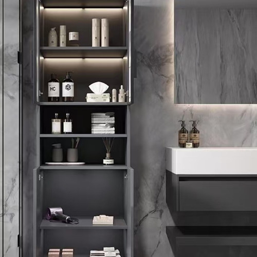 鋁合金浴室衛生間夾縫立櫃高櫃收納櫃蜂窩落地儲物櫃一體防 鋁合金浴室衛生間夾縫立櫃高櫃收納櫃蜂窩落地儲物櫃一體防