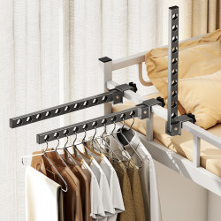 晾衣架陽台家用曬衣架宿舍掛衣學生宿舍室內折曡晾衣桿窗戶曬被子