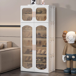 鞋櫃家用門口收納櫃一體靠牆鞋盒出租屋入戶夾縫多層新爆款鞋架子