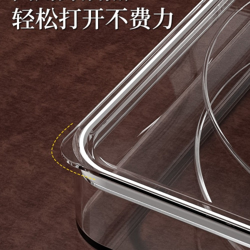 普洱茶茶餅收納盒密封透明防潮儲存罐茶葉罐中式家用茶餅盒展示架 普洱茶茶餅收納盒密封透明防潮儲存罐茶葉罐中式家用茶餅盒展示架