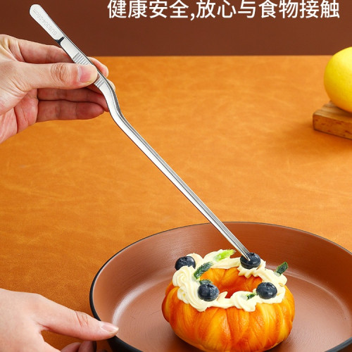 304不鏽鋼擺盤鑷子廚師裝盤冷菜夾西餐分子料理造型裝飾工具 304不鏽鋼擺盤鑷子廚師裝盤冷菜夾西餐分子料理造型裝飾工具