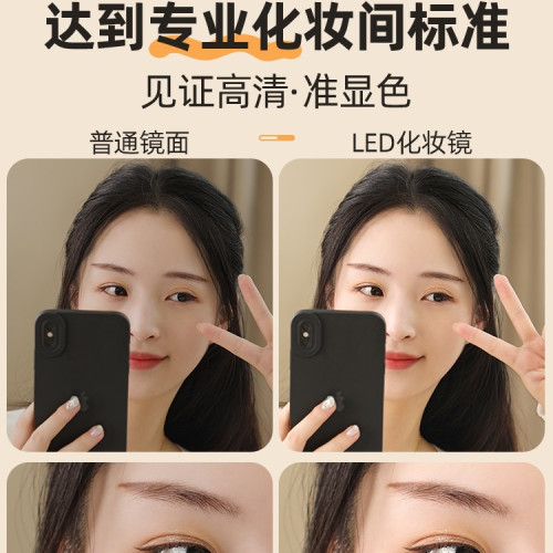 鏡子化妝鏡可攜式家用女隨身小梳妝鏡桌上型桌面折曡學生宿舍男士 鏡子化妝鏡可攜式家用女隨身小梳妝鏡桌上型桌面折曡學生宿舍男士