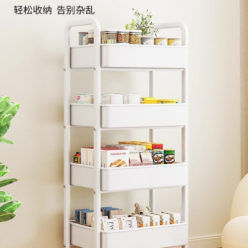 小推車置物架廚房落地臥室多層嬰兒零食移動浴室衛生間收納儲物架 小推車置物架廚房落地臥室多層嬰兒零食移動浴室衛生間收納儲物架
