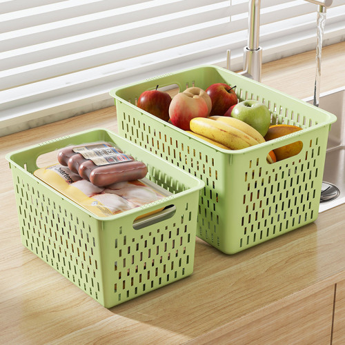 家用零食雜物收納箱塑膠置物籃廚房櫥櫃儲物箱宿舍整理筐子 家用零食雜物收納箱塑膠置物籃廚房櫥櫃儲物箱宿舍整理筐子
