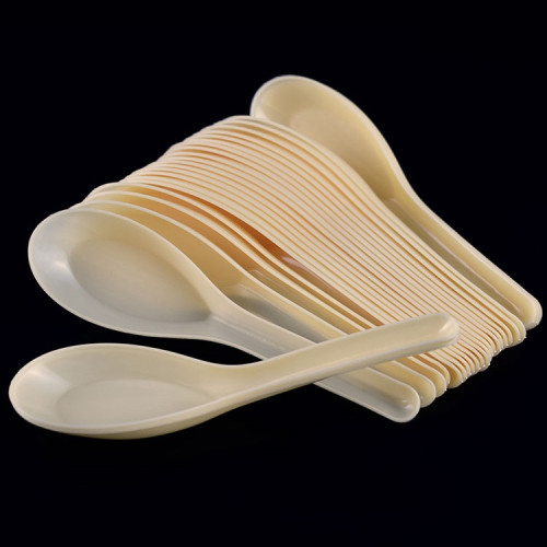 一次性勺子塑膠湯勺打包外賣快餐飯勺商用透明加厚甜品勺調羹湯匙 一次性勺子塑膠湯勺打包外賣快餐飯勺商用透明加厚甜品勺調羹湯匙