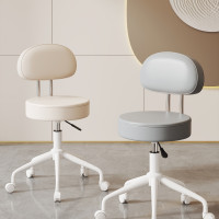 美容院美容凳子升降圓凳美甲理髮梳妝轉椅家用靠背椅子大工凳