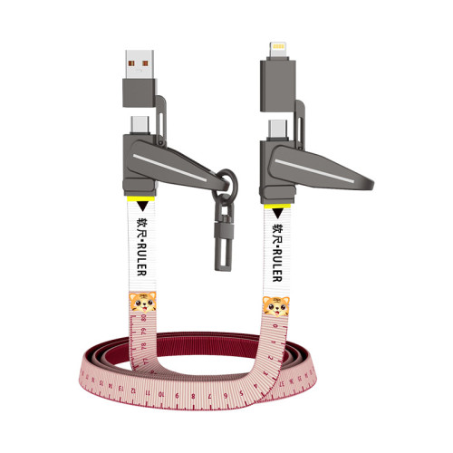 四合一機甲數據線27W超級快充電雙Typec快充65W充電線 四合一機甲數據線27W超級快充電雙Typec快充65W充電線
