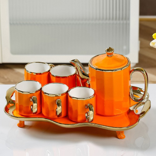 茶具套裝2025新款輕奢陶瓷水杯茶壺杯具茶杯家用客廳待客水具 茶具套裝2025新款輕奢陶瓷水杯茶壺杯具茶杯家用客廳待客水具