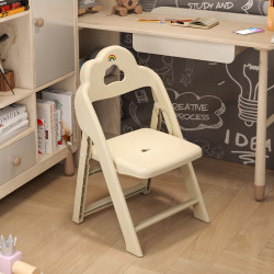 可攜式折曡靠背椅塑膠小凳子加厚家用椅子客廳寶寶矮凳兒童小板凳