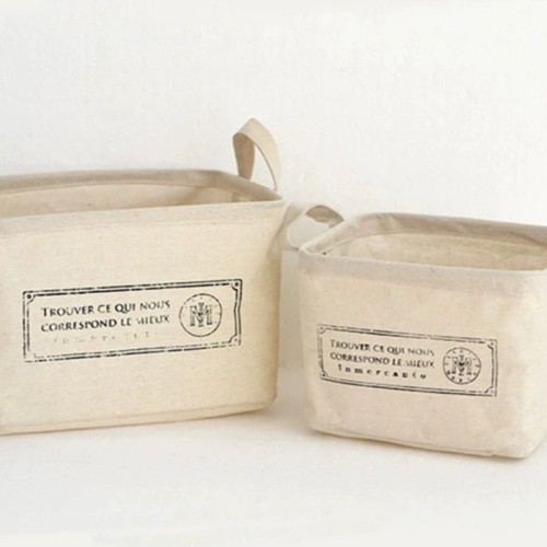 棉麻衣服收納箱可折曡小號布藝桌面零食玩具衣物整理收納筐盒家用 棉麻衣服收納箱可折曡小號布藝桌面零食玩具衣物整理收納筐盒家用