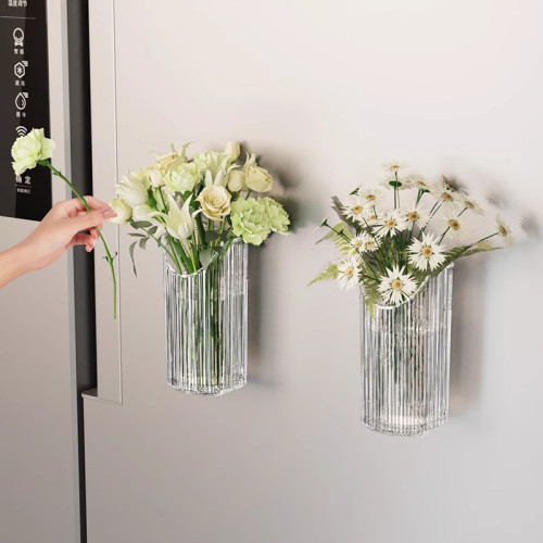 水培綠植花盆掛牆上吊蘭綠蘿植物器皿透明免打孔家居裝飾壁掛花瓶 水培綠植花盆掛牆上吊蘭綠蘿植物器皿透明免打孔家居裝飾壁掛花瓶