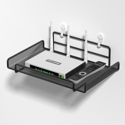 免打孔路由器放置架收納盒機頂盒置物架壁掛牆上無線wifi掛牆支架