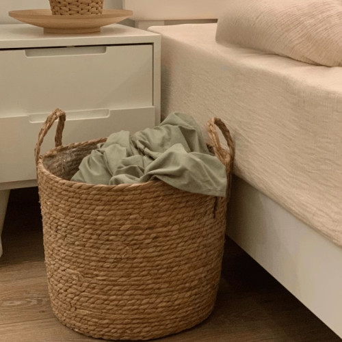 髒衣簍感編織籃子草編套筐子大號編筐草編ins植物藤編收納籃 髒衣簍感編織籃子草編套筐子大號編筐草編ins植物藤編收納籃