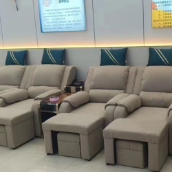 足浴足療沙發電動美睫美甲沙發可躺按摩椅子洗腳修腳床洗浴沐足椅