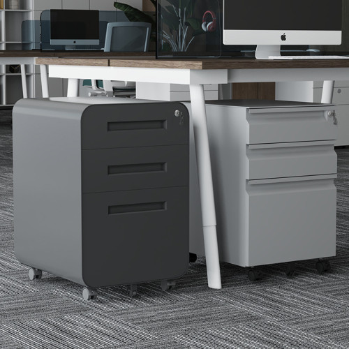 辦公室帶鎖文件櫃鐵皮小櫃子50高收納儲物櫃桌下移動矮櫃抽屜鬭櫃 辦公室帶鎖文件櫃鐵皮小櫃子50高收納儲物櫃桌下移動矮櫃抽屜鬭櫃