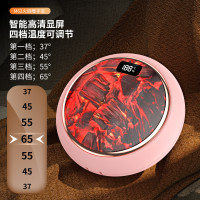 新款火焰炭火暖手寶迷你數顯暖寶寶新品禮品爆款火焰山暖手寶