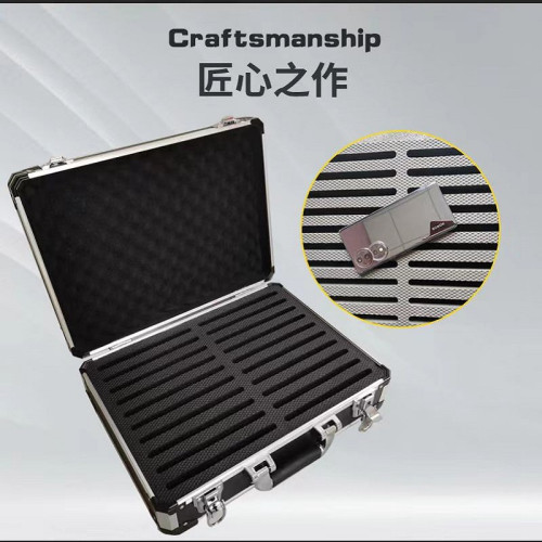 手機收納箱帶鎖鋁合金箱手機管理箱學生班級手機展示箱保管存放箱 手機收納箱帶鎖鋁合金箱手機管理箱學生班級手機展示箱保管存放箱