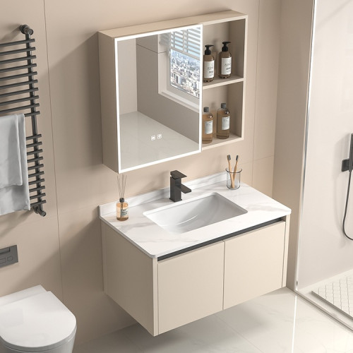 包蜂窩鋁浴室櫃衛生間洗臉盆櫃組合一體陶瓷洗手盆家用洗漱台 包蜂窩鋁浴室櫃衛生間洗臉盆櫃組合一體陶瓷洗手盆家用洗漱台