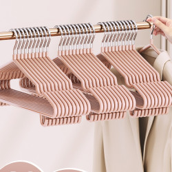 衣架加厚加粗宿舍用學生大號晾衣服撐子家用掛衣無痕防滑新款衣掛