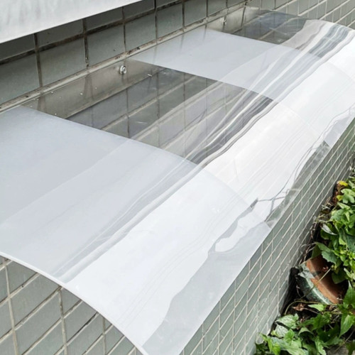 隱形雨棚陽台遮雨擋板窗戶遮雨家用充電樁防雨罩子無支架靜音雨蓬