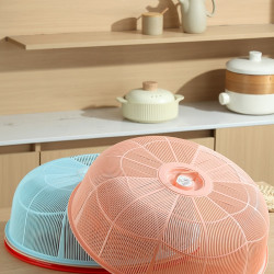 長方形菜罩特大號塑膠遮菜罩防蒼蠅防塵餐桌圓形罩菜蓋廚房賸飯罩