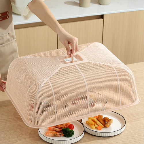 長方形菜罩特大號塑膠遮菜罩防蒼蠅防塵餐桌圓形罩菜蓋廚房賸飯罩 長方形菜罩特大號塑膠遮菜罩防蒼蠅防塵餐桌圓形罩菜蓋廚房賸飯罩