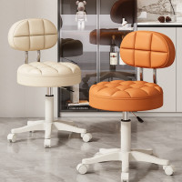 美容凳子美髮圓凳師傅凳美容院滑輪升降大工凳美甲師旋轉椅子