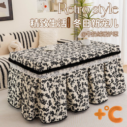 烤火桌子罩套冬天2025新款電暖爐罩感烤火被長方形火爐保護罩