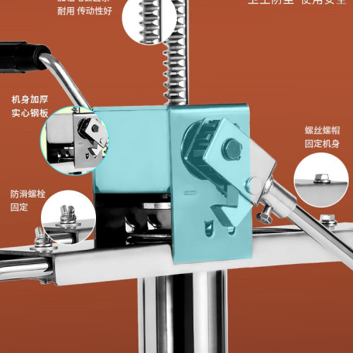 家用餄餎機手動麵條機河撈機不鏽鋼床老式小型壓面機河洛粉條機無 家用餄餎機手動麵條機河撈機不鏽鋼床老式小型壓面機河洛粉條機無