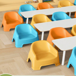 兒童塑膠學習椅小凳子靠背椅加厚寶寶沙發餐椅防滑板凳洗澡矮凳