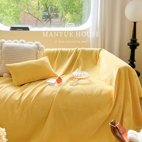 蔓越家 ins奶油風雪尼爾沙發巾全包一片式蓋布沙發套沙發蓋巾坐墊 蔓越家 ins奶油風雪尼爾沙發巾全包一片式蓋布沙發套沙發蓋巾坐墊