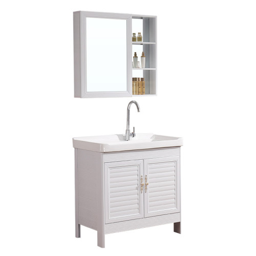 陽台洗衣池太空鋁洗衣櫃帶搓板陶瓷洗衣盆室外落地櫃洗手一體台盆 陽台洗衣池太空鋁洗衣櫃帶搓板陶瓷洗衣盆室外落地櫃洗手一體台盆