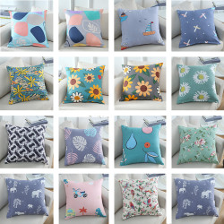 抱枕套不含芯沙發靠墊套床頭靠枕套客廳枕頭正方形大靠背套60